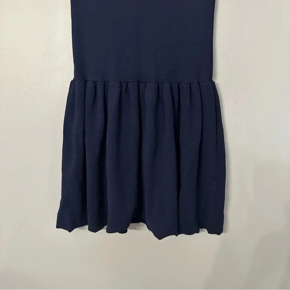 Zara Women's Navy Strapless Flowy Tunic Tube Top Size M NWOT - Picture 6 of 7